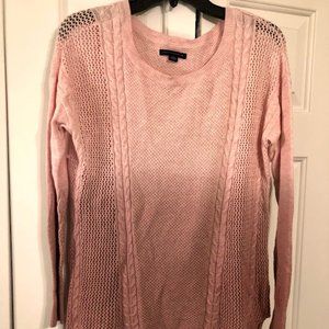 American Eagle Rose Pink Ombre Sweater